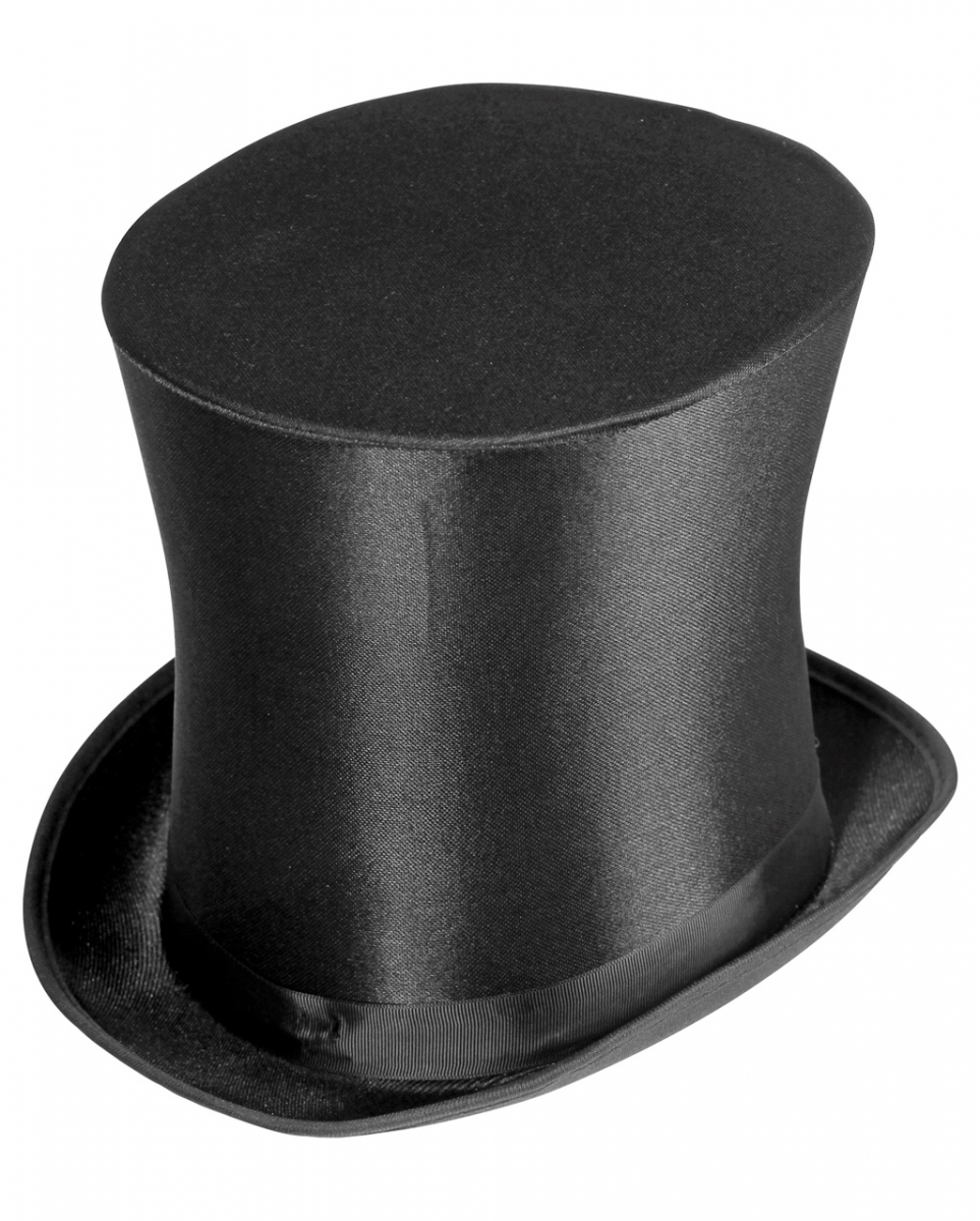 Schwarzer 20er Jahre Zylinder extra Hoch
