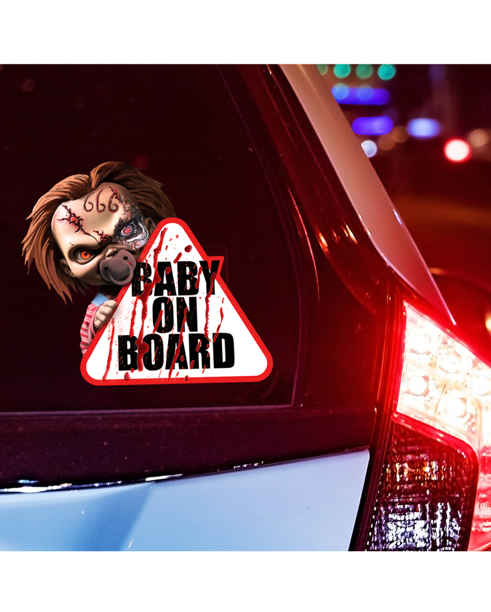 Baby on Board Halloween Auto Sticker
