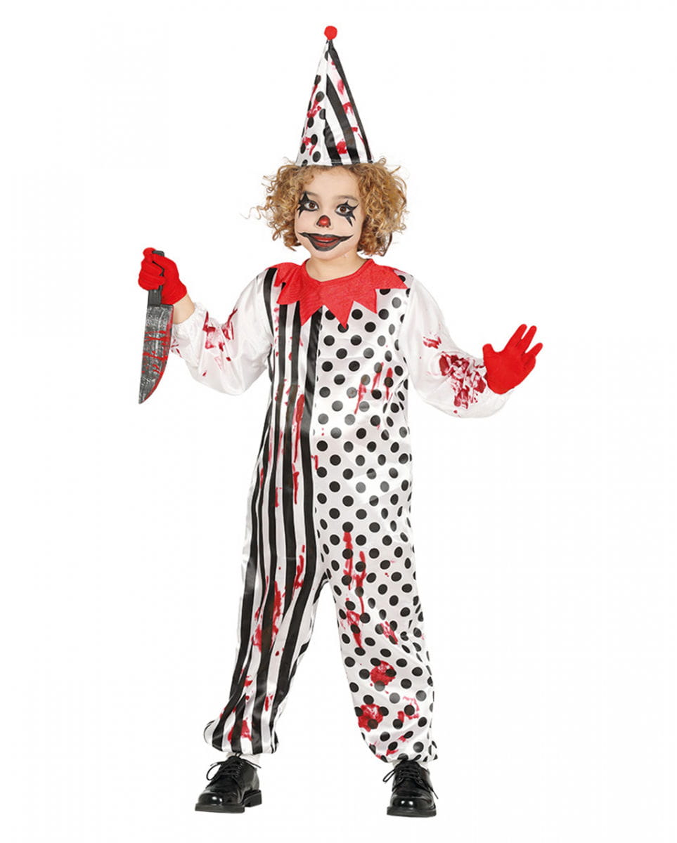 Killer-Clown Kinderkostüm