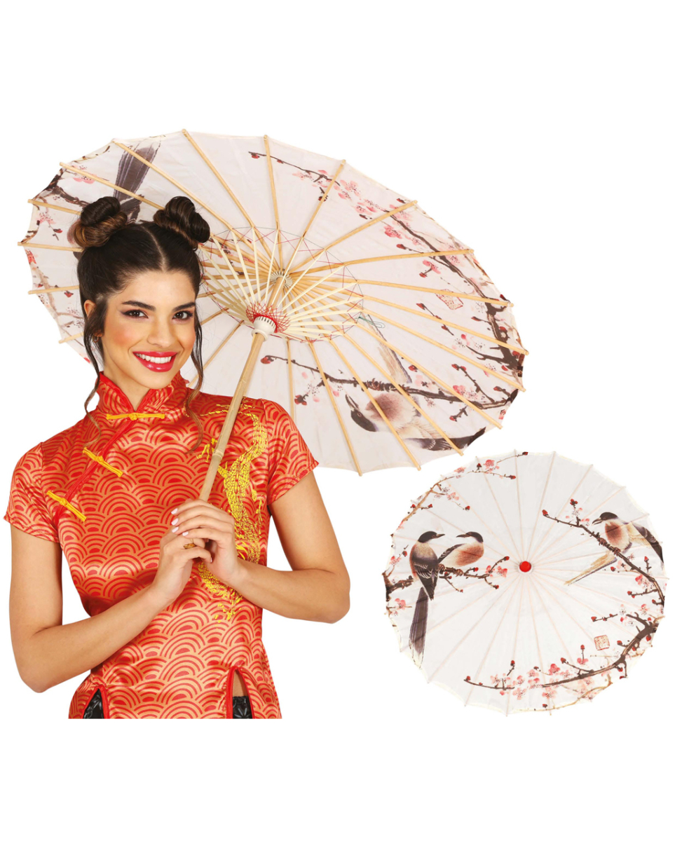 Reispapier Sonnenschirm asiatisch