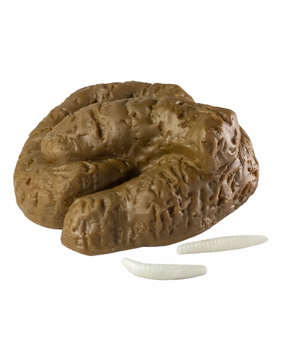 Hundescheiße mit Maden Scherzartikel 10x8cm