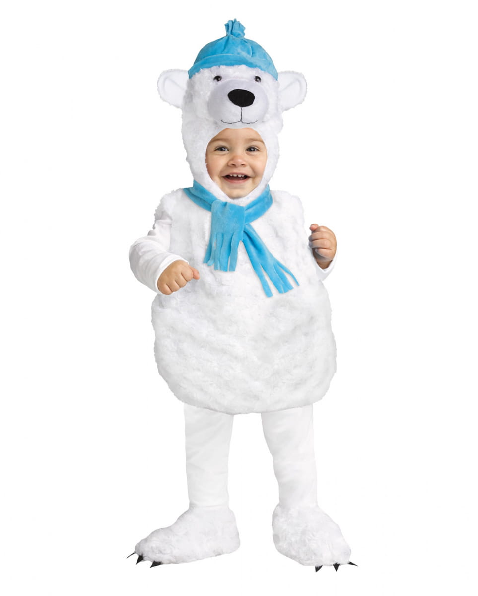 Knuddeliger Polar Bär Babykostüm