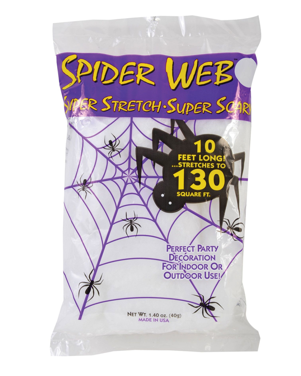 Halloween Spinnennetz weiß 40gr.