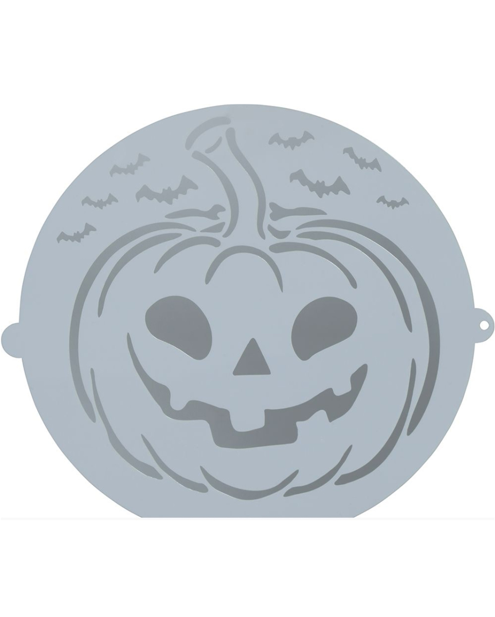 Halloween Kürbis Schablone für Lebensmittel 25cm