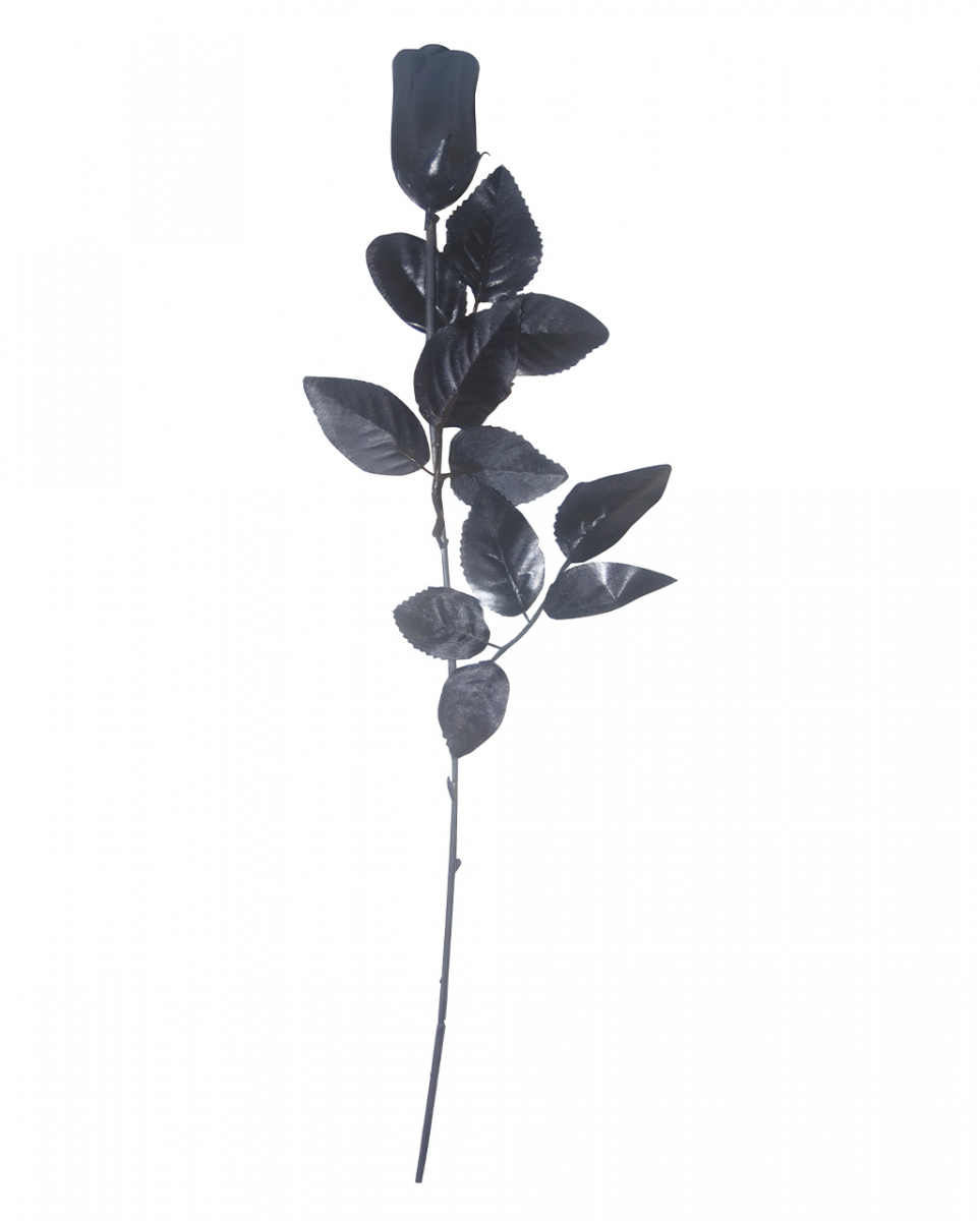 Künstliche Rose schwarz