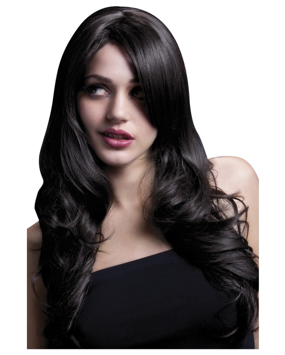 Nicole Damen Perücke Dunkelbraun