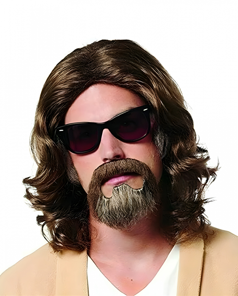 Lazy Dude Perücke & Bart