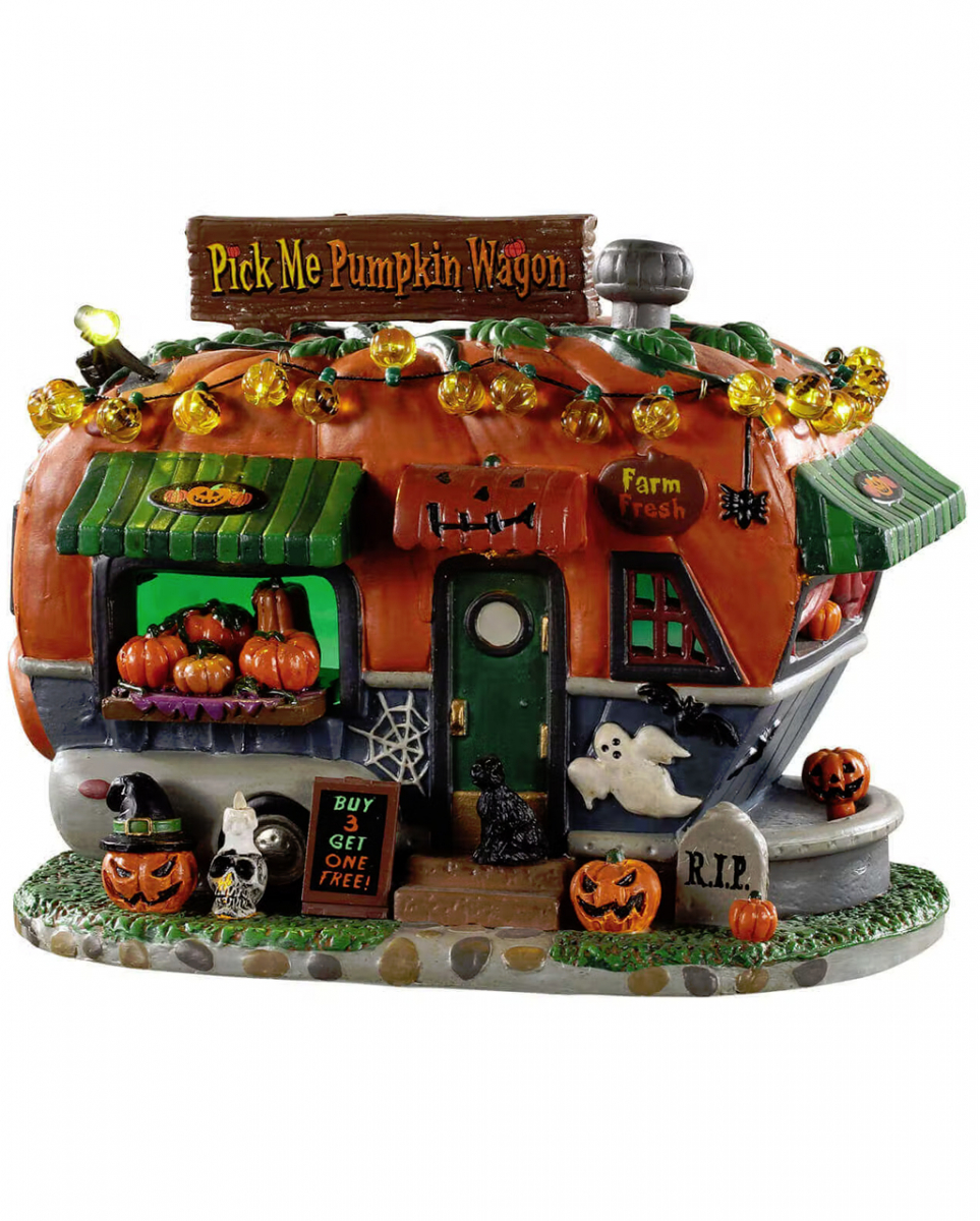 Lemax Spooky Town - Pick me Kürbis Wagen