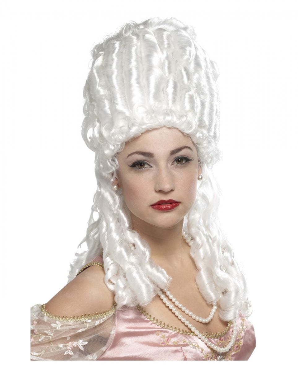 Weiße Marie Antoinette Perücke Faschingsperücke
