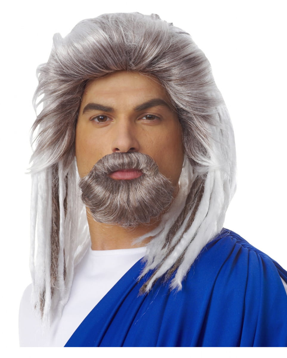 König der Meere Perücke mit Bart