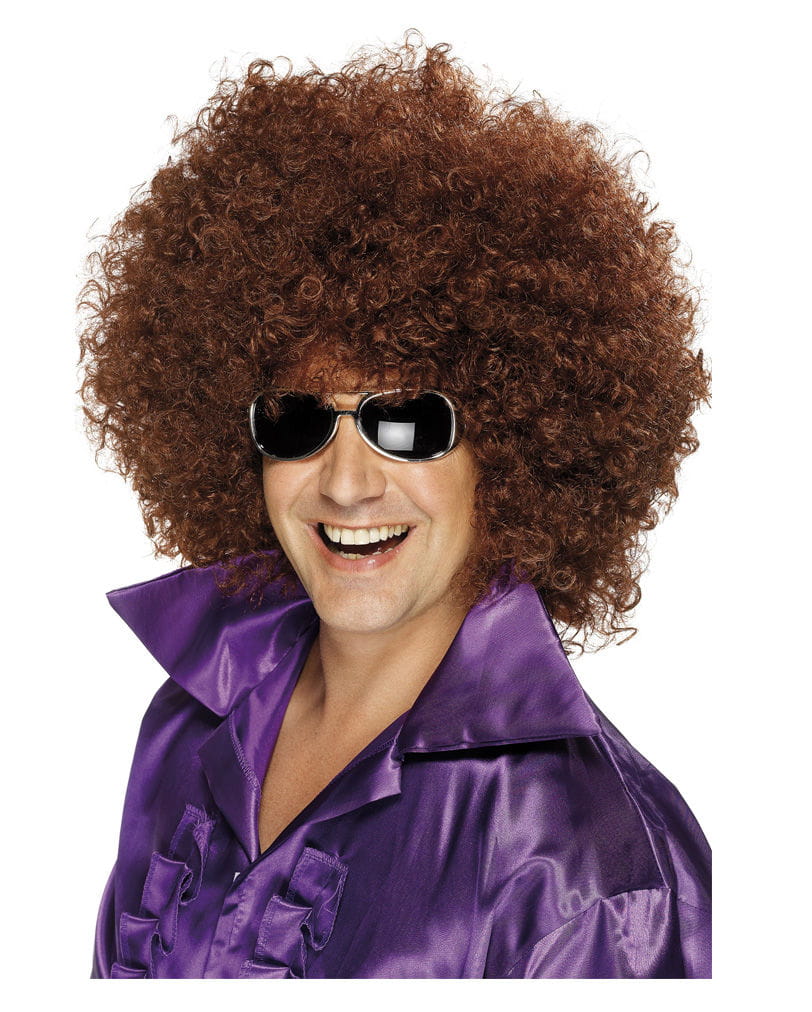 Riesen Afro Perücke braun