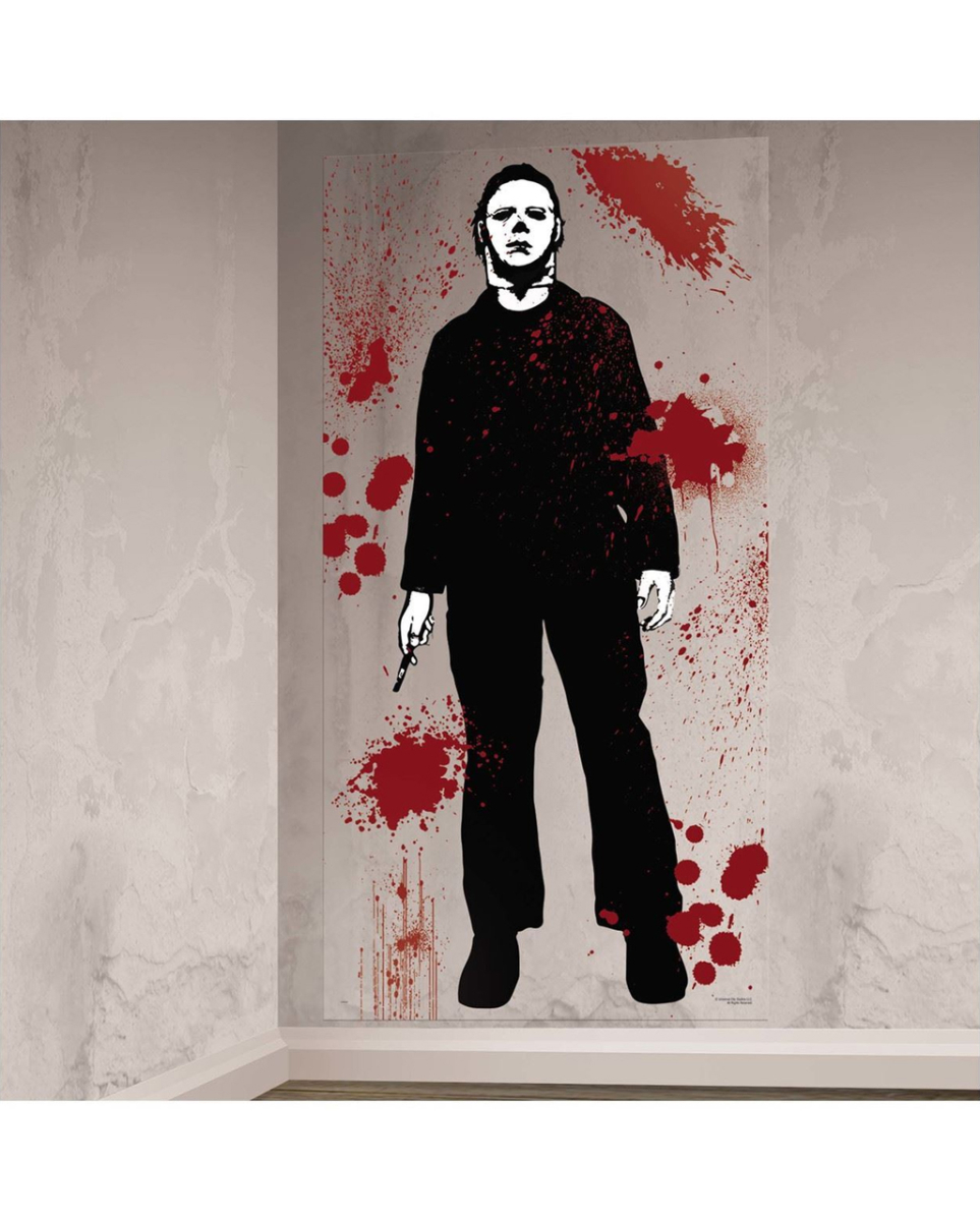 Michael Myers Wanddeko Folie 165cm