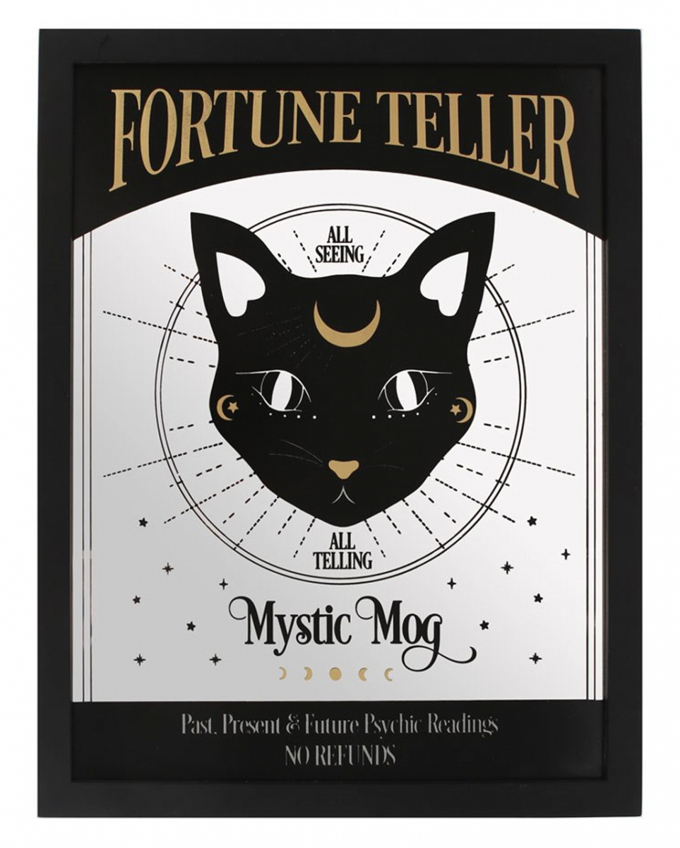 Mystic Mog Spiegel Wandbild 45cm