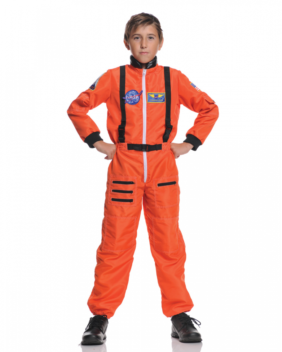 Astronauten Kinder Kostüm Orange