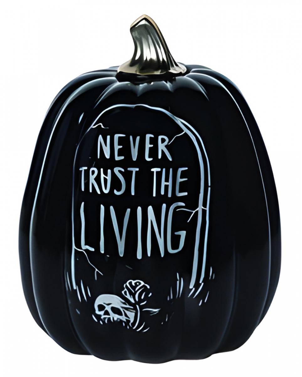 Never Trust the Living Halloween Kürbis 24cm