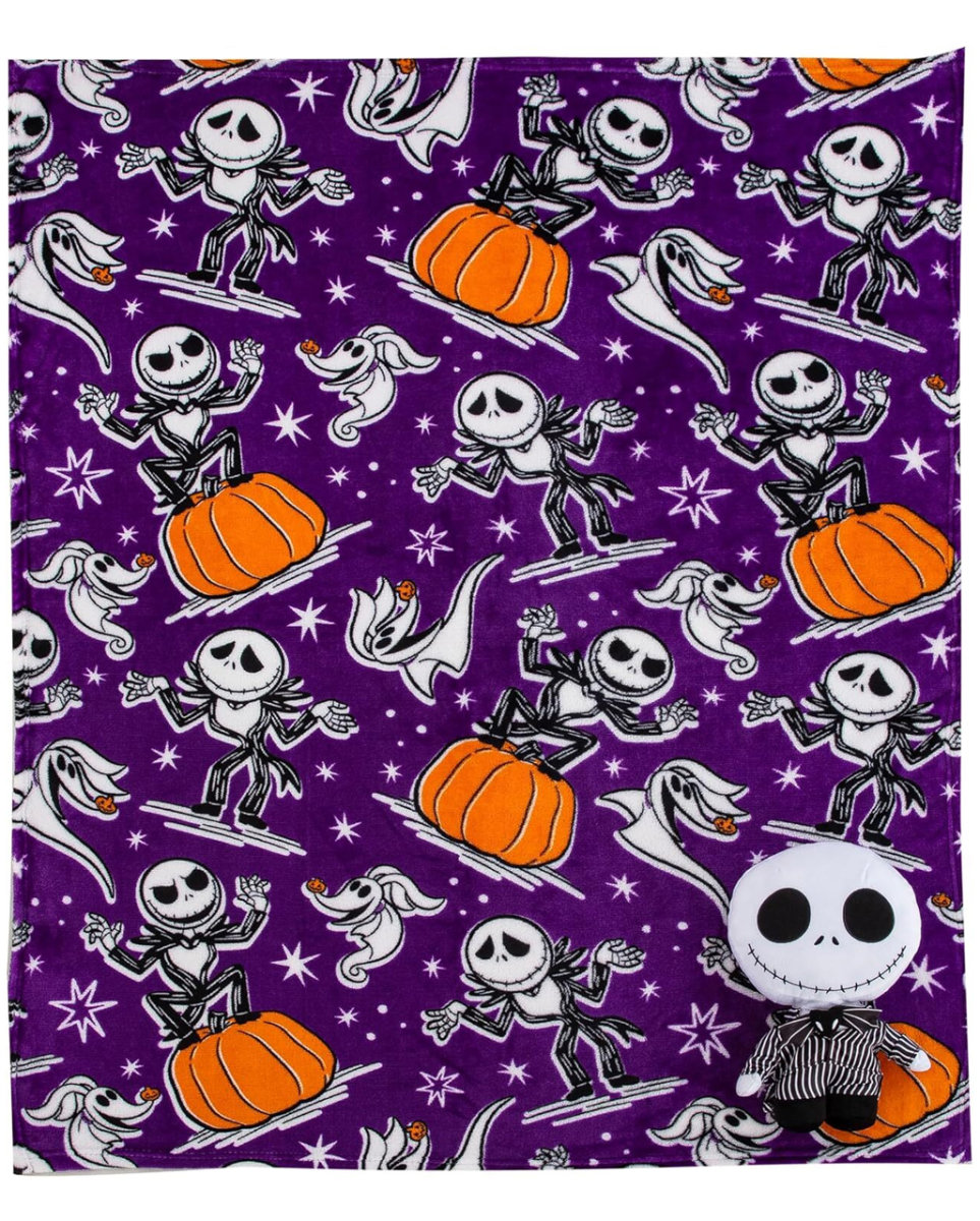 Nightmare Before Christmas Kuscheldecke Jack Smackdown 101x127cm