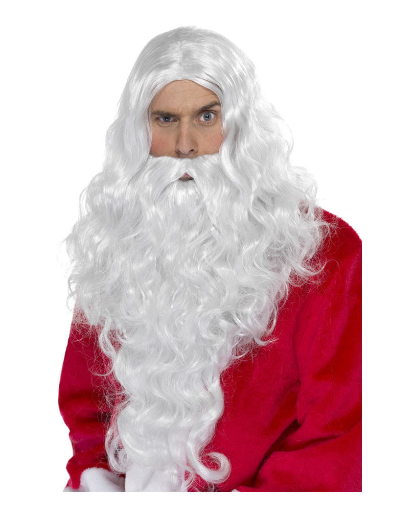 Weihnachtsmann Perücke & Bart