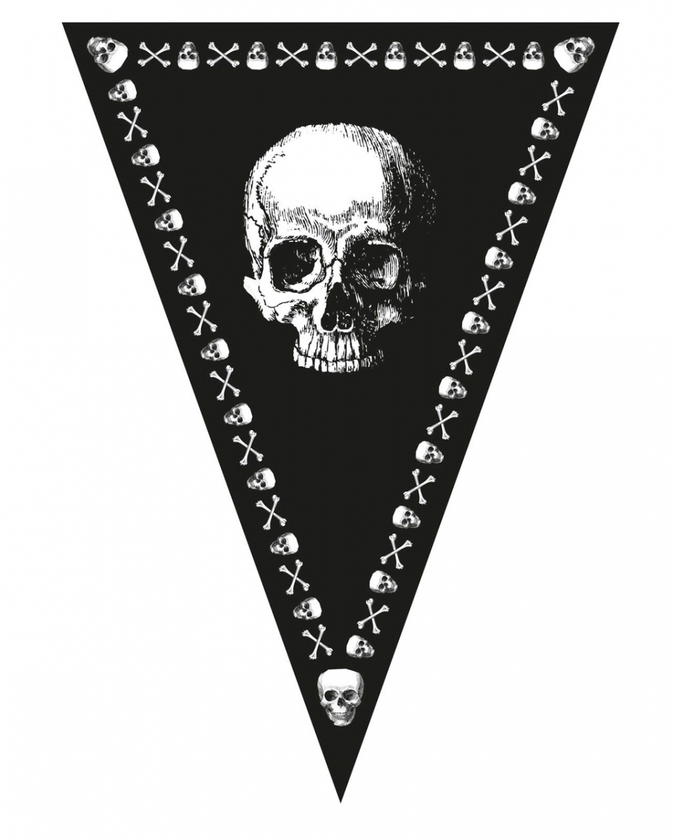 Piratenfahnen Wimpelgirlande