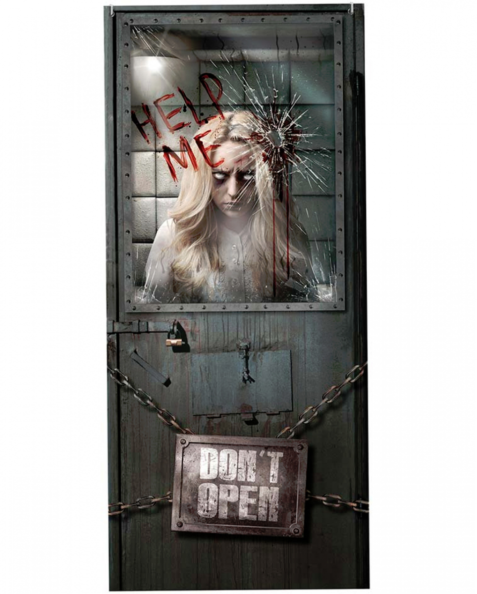 Tür Deko Psychiatrie Help Me 80x180 cm