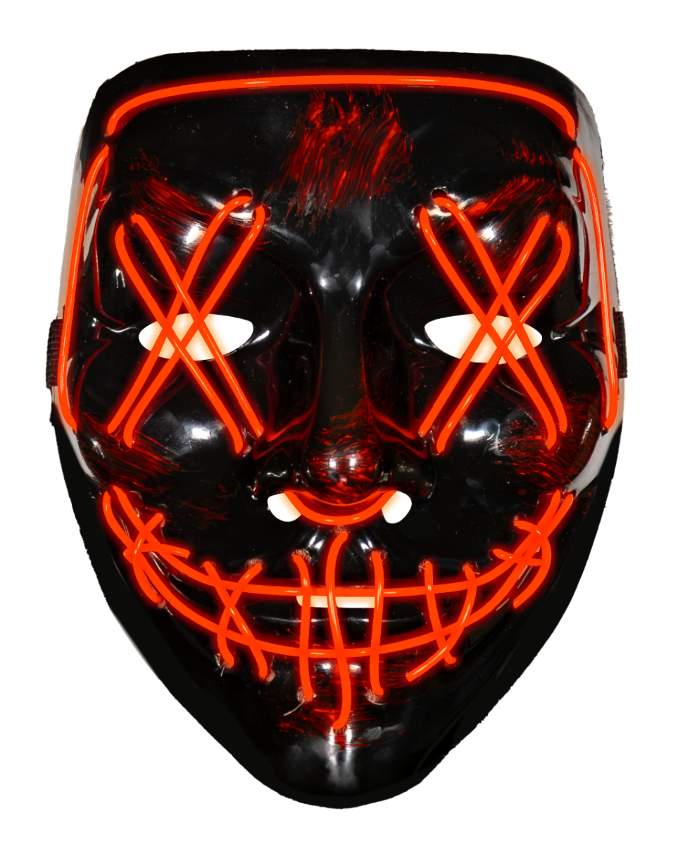 Purgery LED String Maske Rot