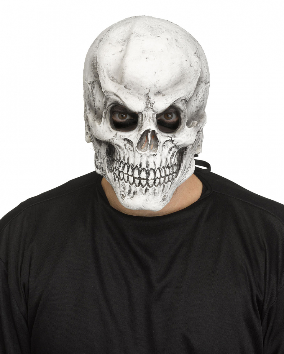 Realistische Totenkopf Vollkopf Latex Maske