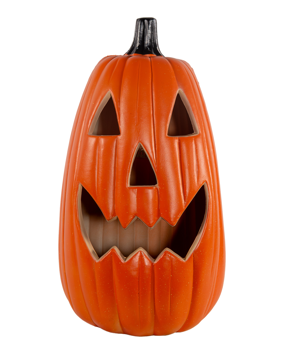 Riesiger Ovaler Halloween Kürbis mit Beleuchtung 55cm