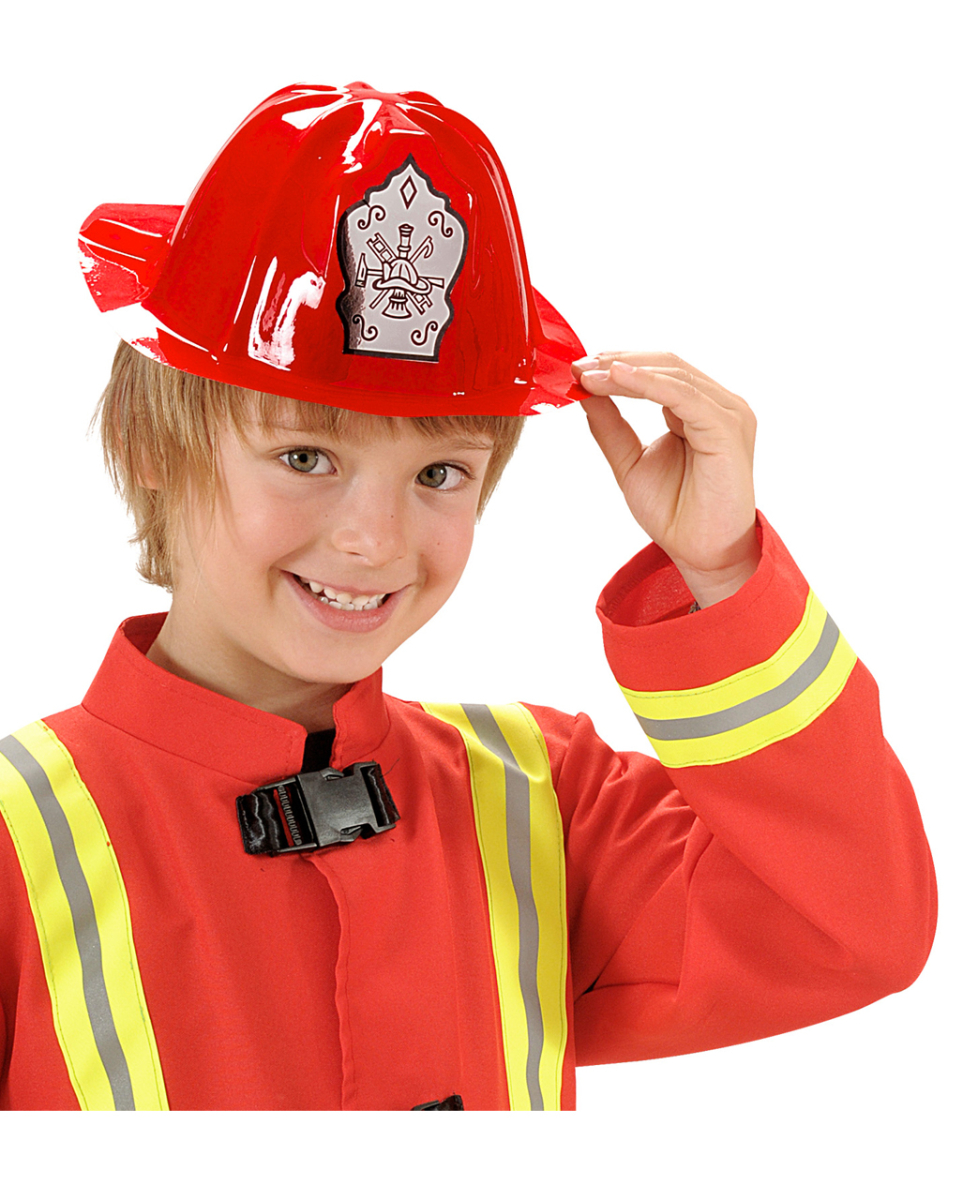 Roter Feuerwehr Helm für Kinder