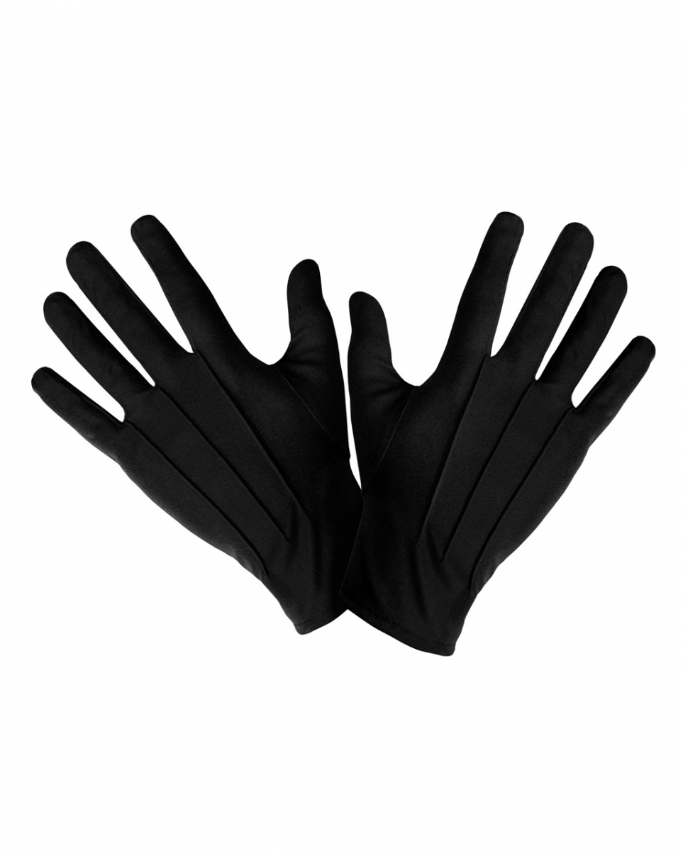 Unisex Handschuhe für Kostüme schwarz