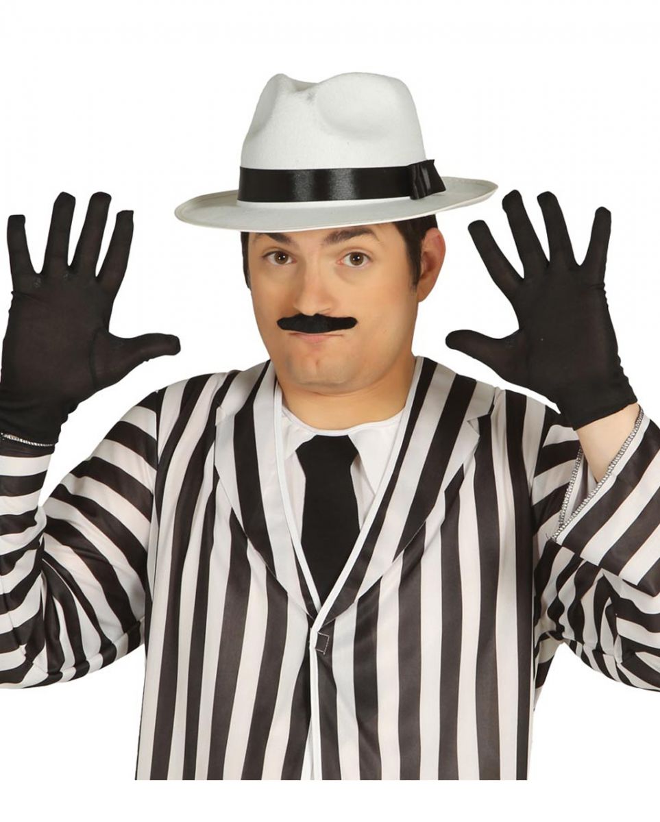 Schwarze Handschuhe als Kostüm-Accessoire