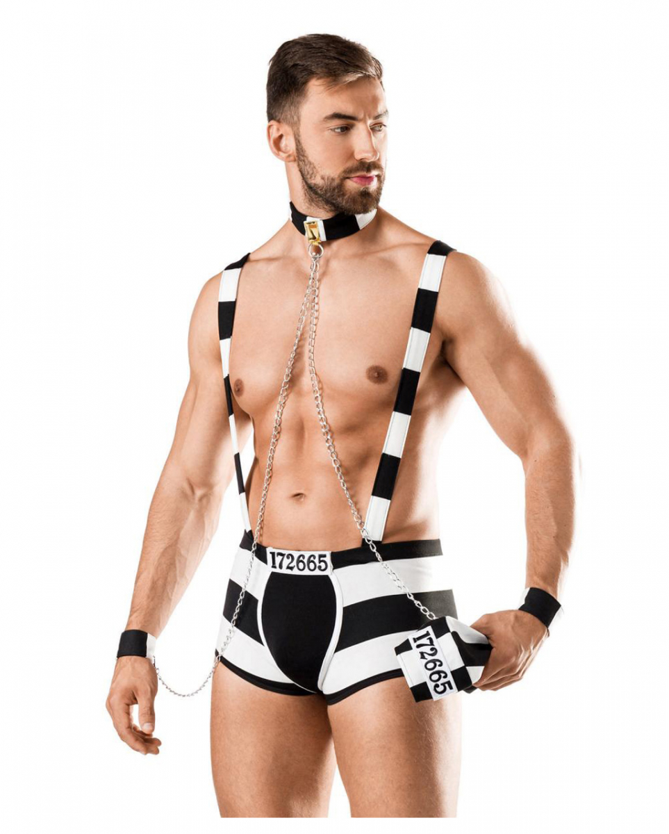 Sexy Sträflingskostüm für Männer