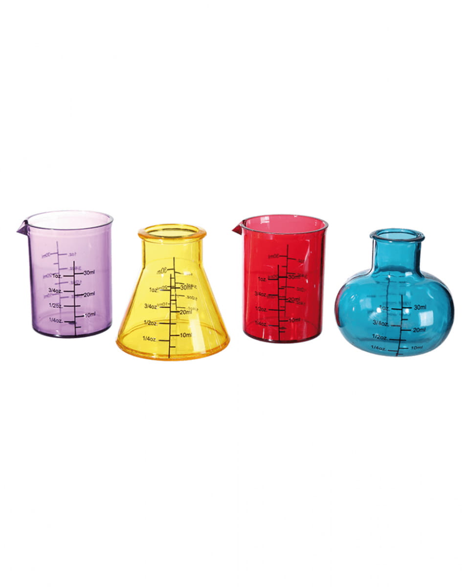 Schnapsglas-Set Chemie-Labor