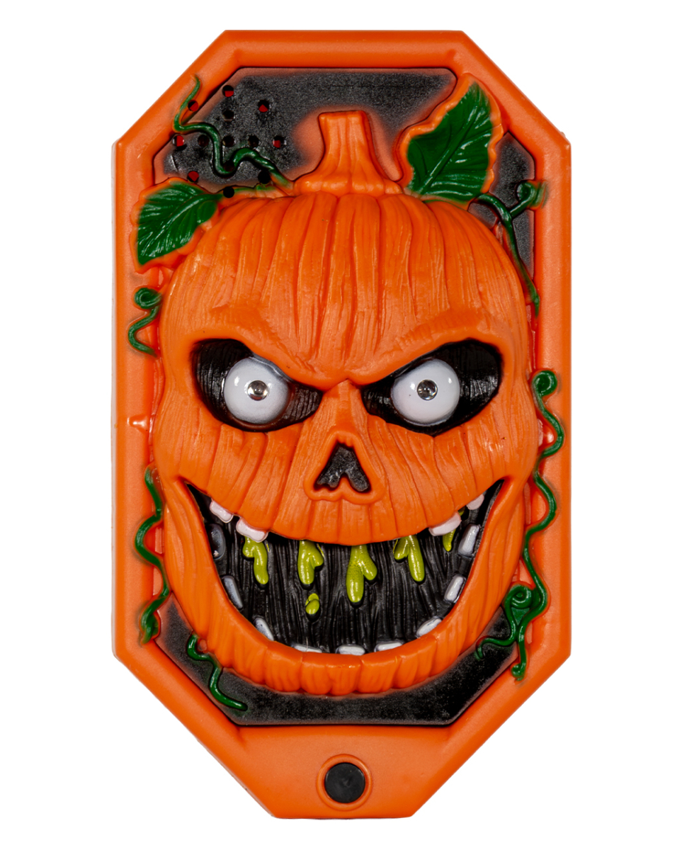 Spooky Kürbis Türklingel - Licht & Sound Effekt