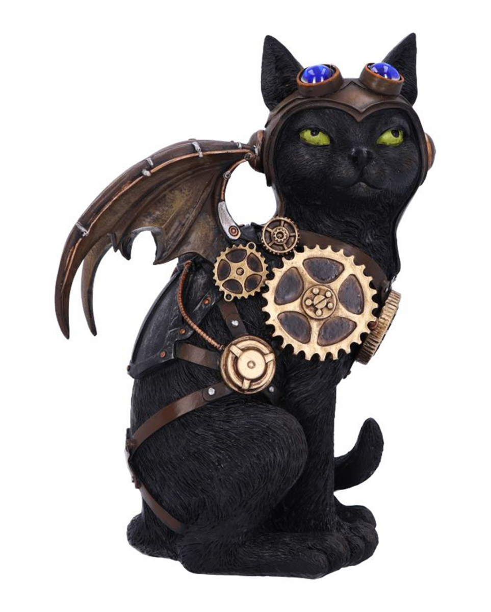 Feline Flight Steampunk Katzen Figur 22,7cm