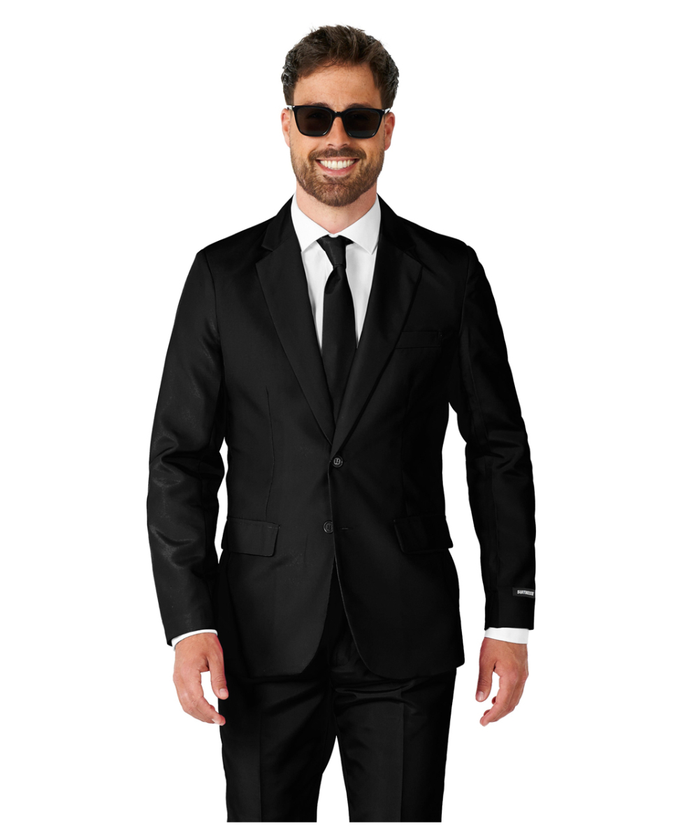 Suitmeister Solid Black Anzug