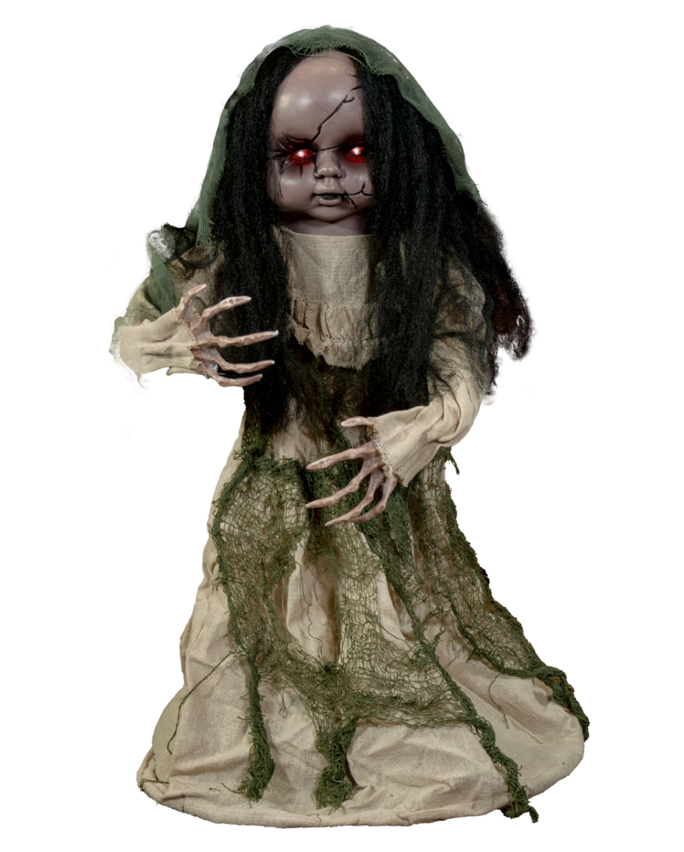 Tanzende Horror Puppe Animatronic 83cm