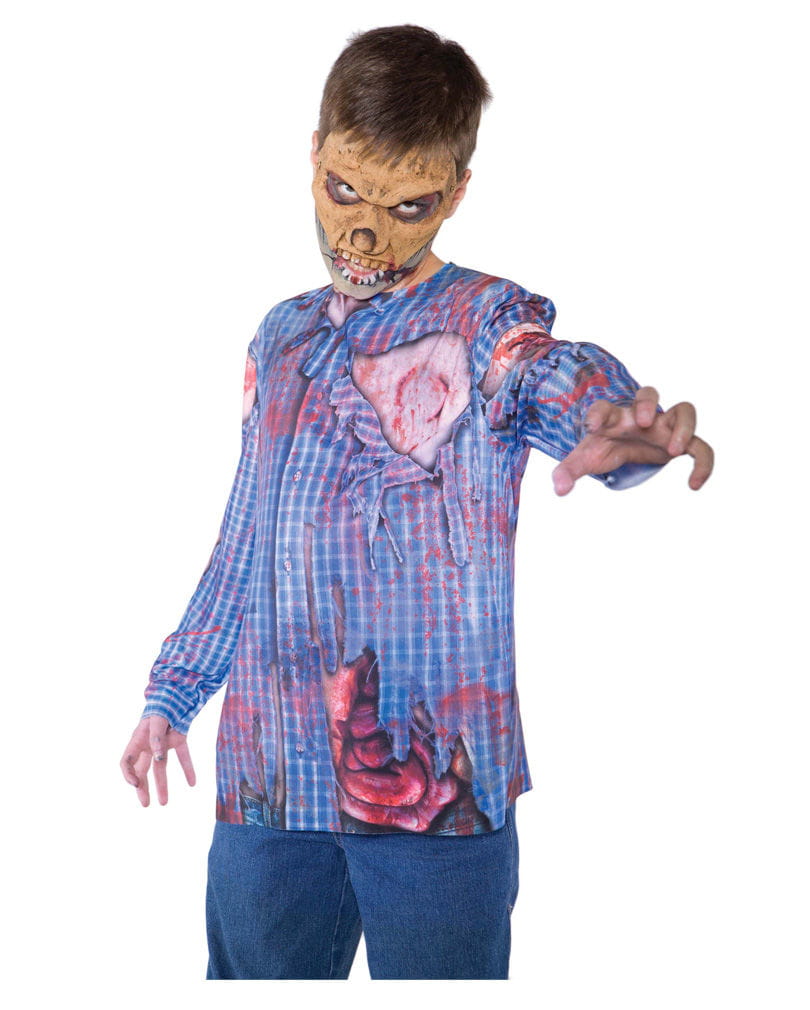 Zombie Shirt mit Realistic Print