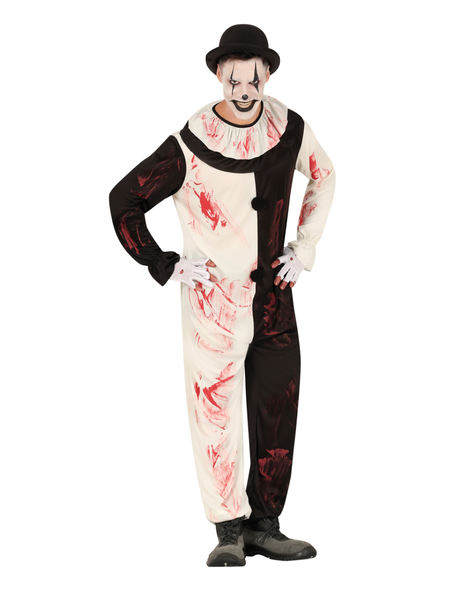 Blutiger Terror Clown Teenager Kostüm 14-16 Jahre