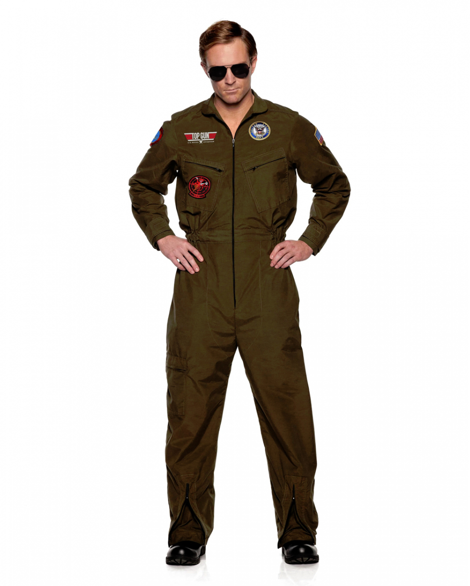 Navy Top Gun Kostümanzug Herren Jet Pilot