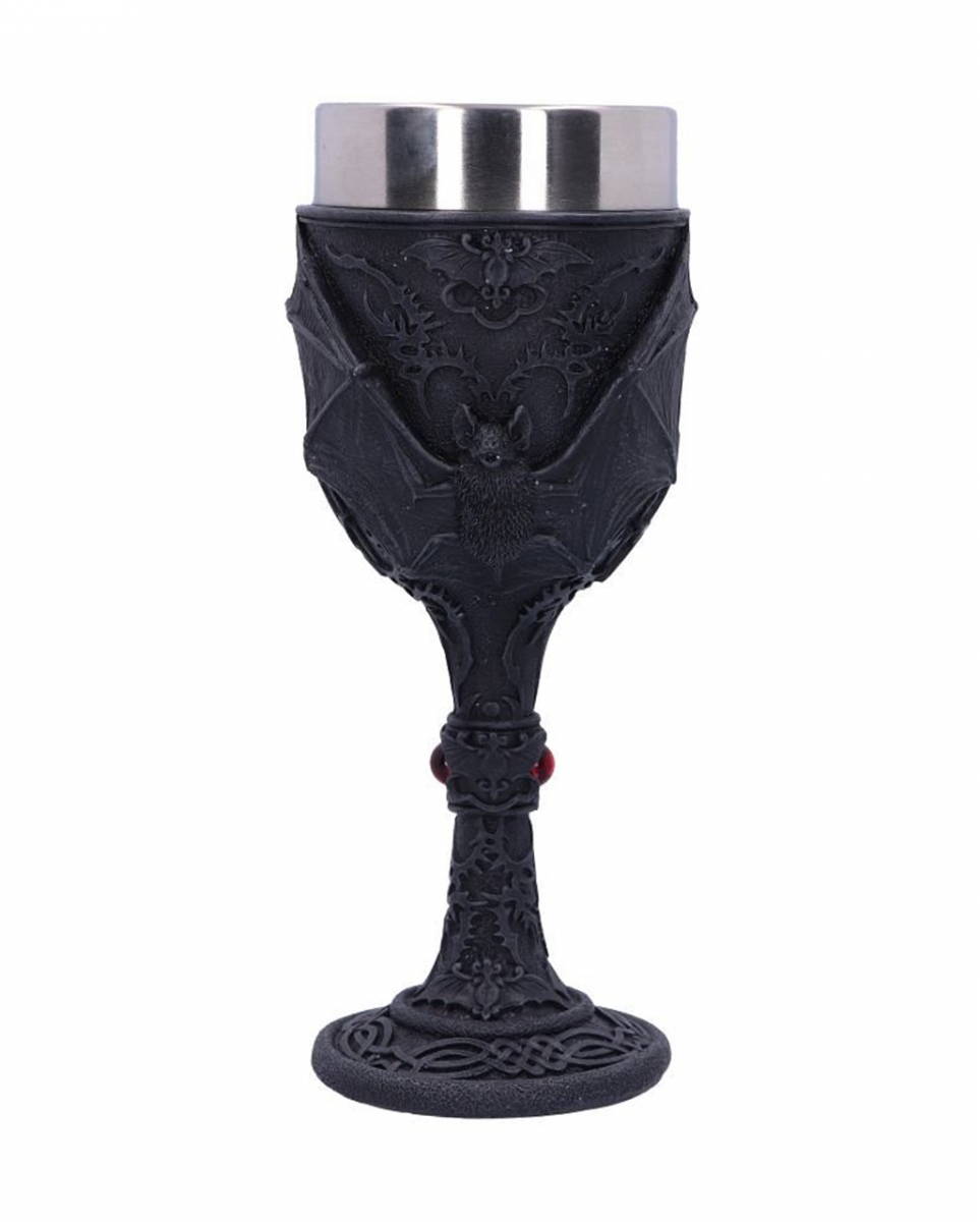 Gothic Vampirfledermaus Weinkelch