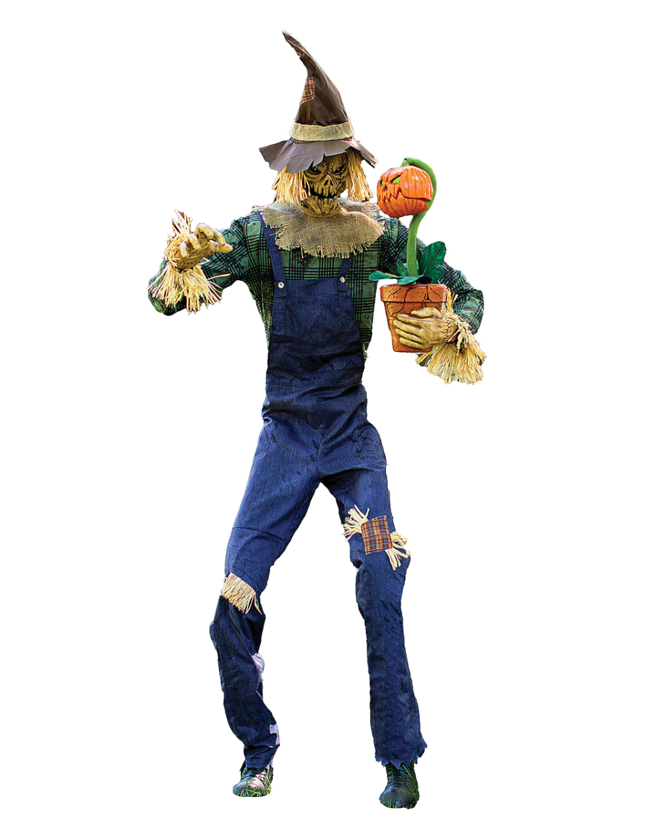 Schaurige Vogelscheuche Halloween Animatronic 210cm