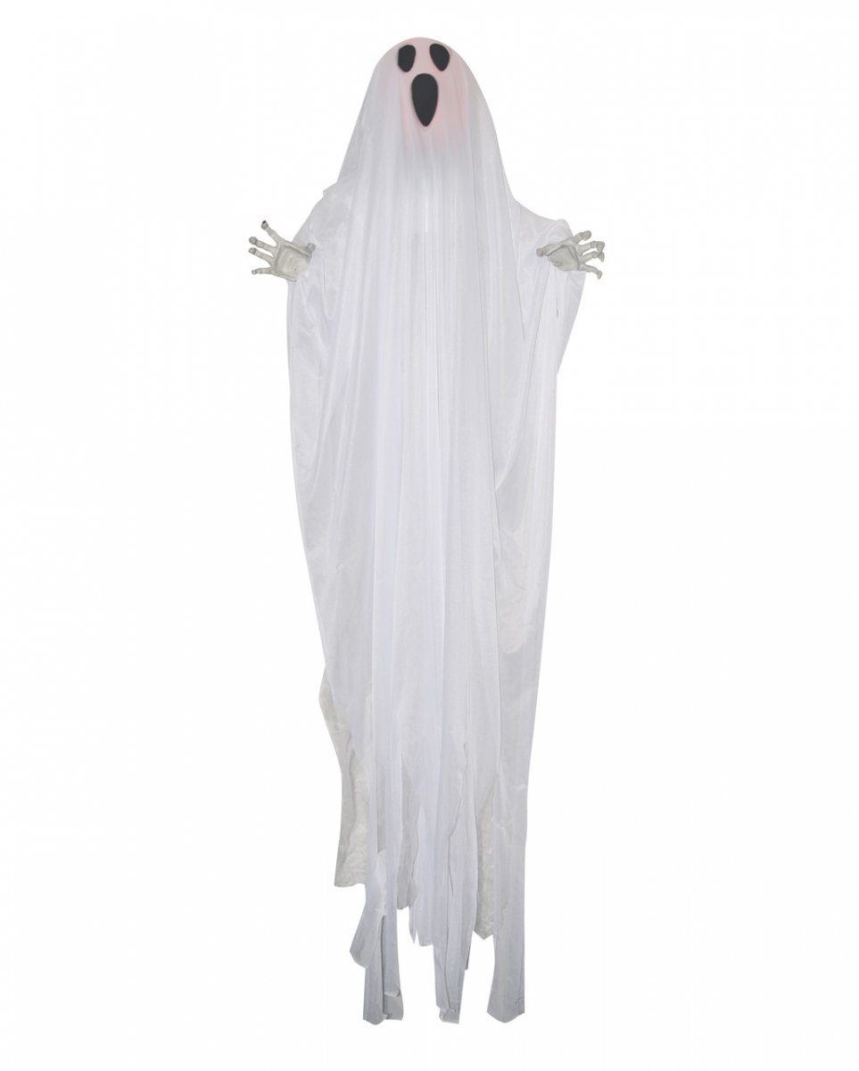 Weißes Schüttelgespenst mit Sound & Licht