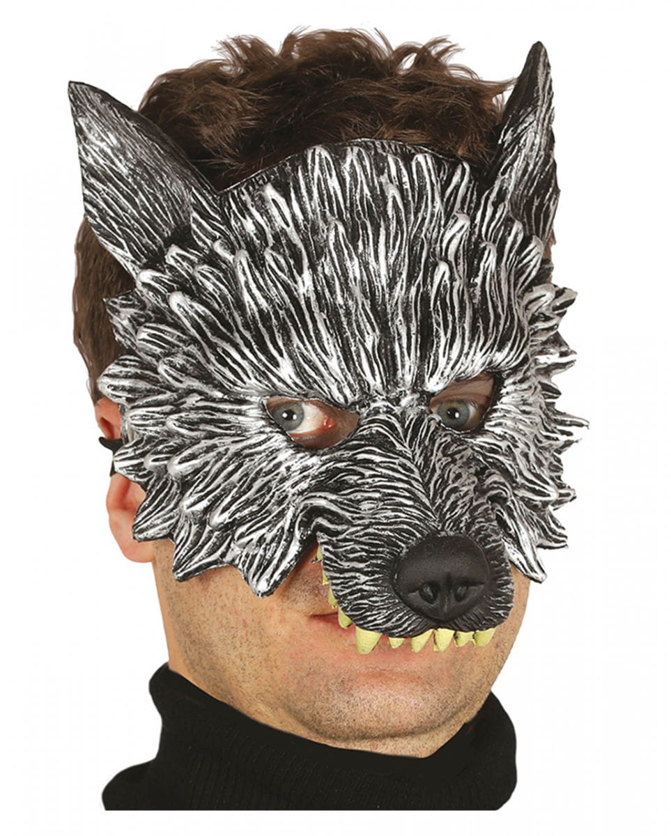 Wolf Maske für Fasching