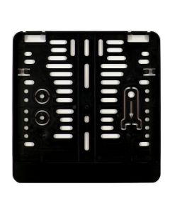 Motorrad Kennzeichenhalter schwarz