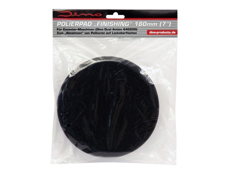 Dino Polierschwamm schwarz 180 (weich) Aufsatz, Poliermaschine  640207