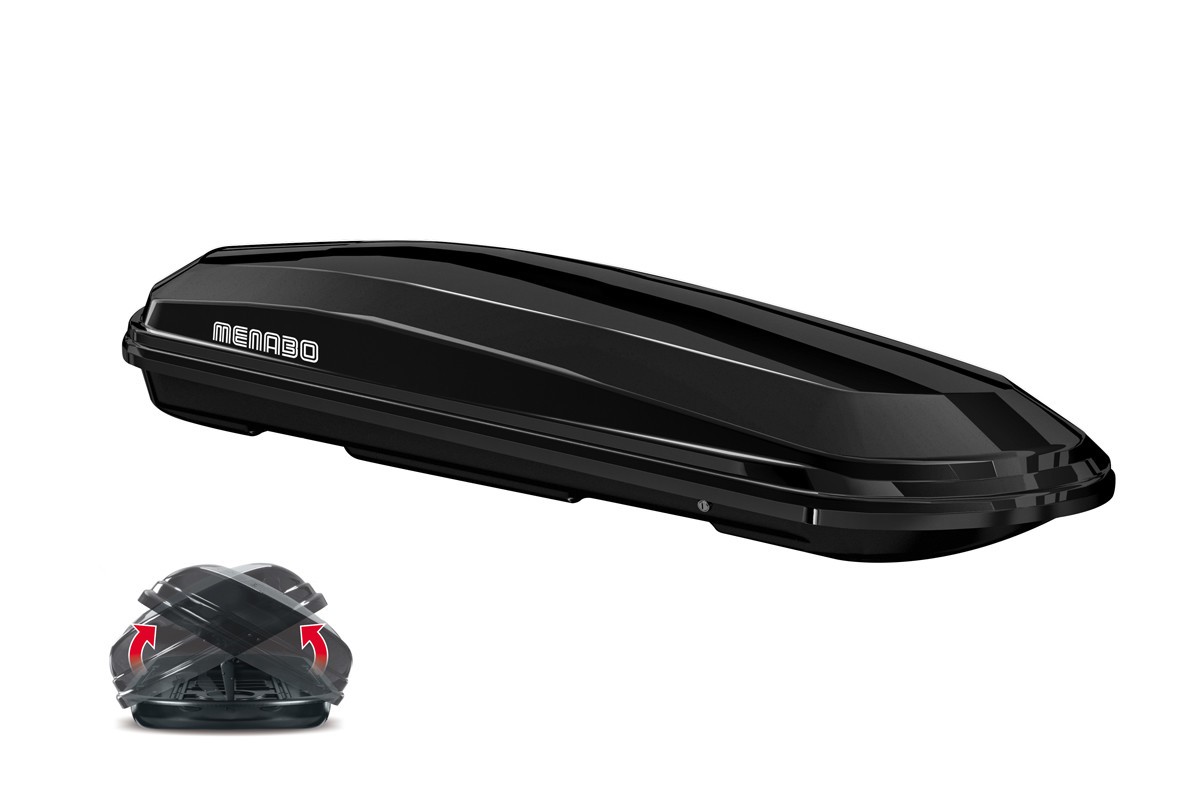 Menabo Diamond 500 schwarz glänzend Duo-Lift 000081400000 Dachbox