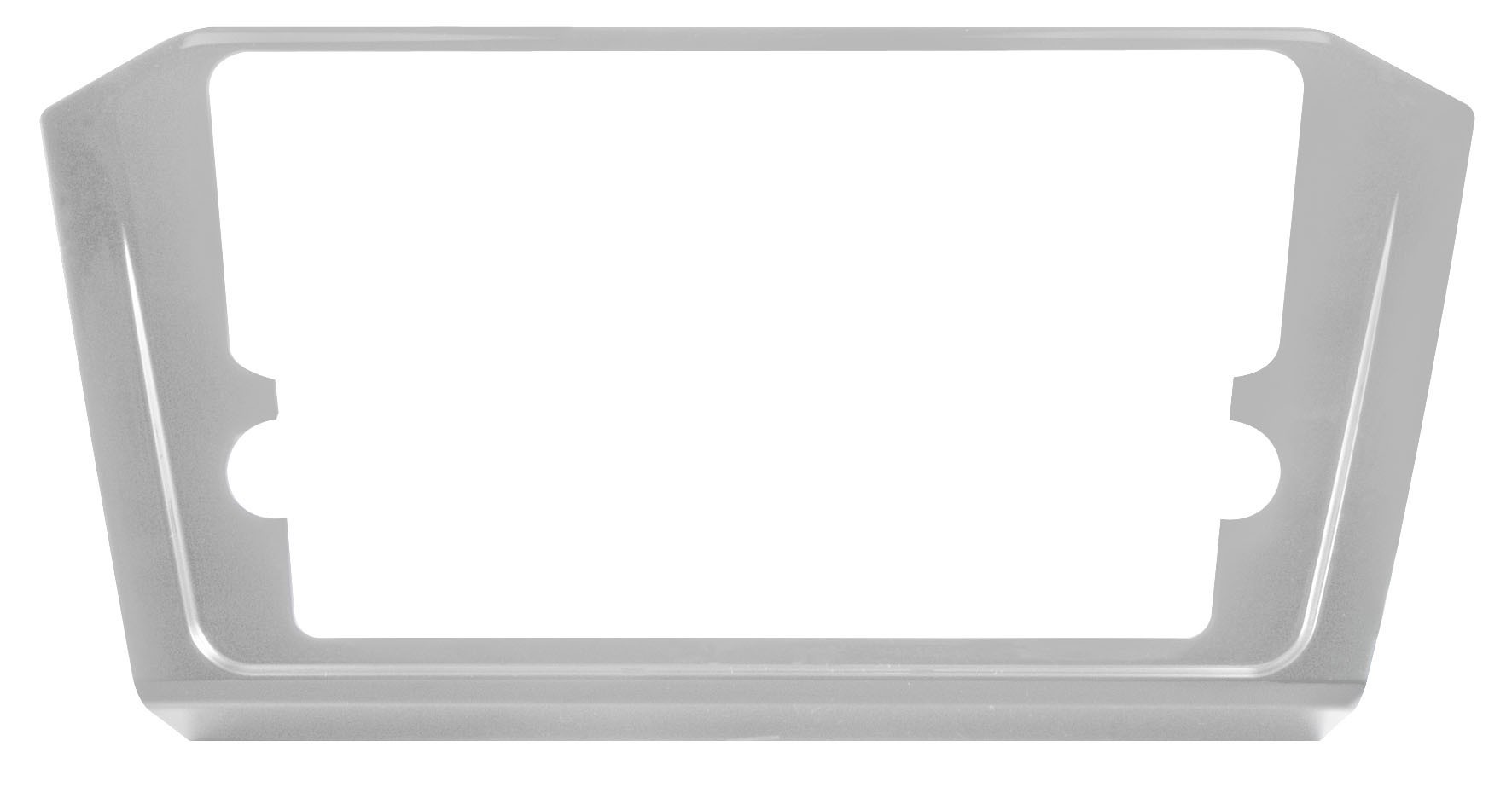 PHONOCAR Radio-Rahmen für VM112 silber-grau 03059 Einbaurahmen/-blende, Radio