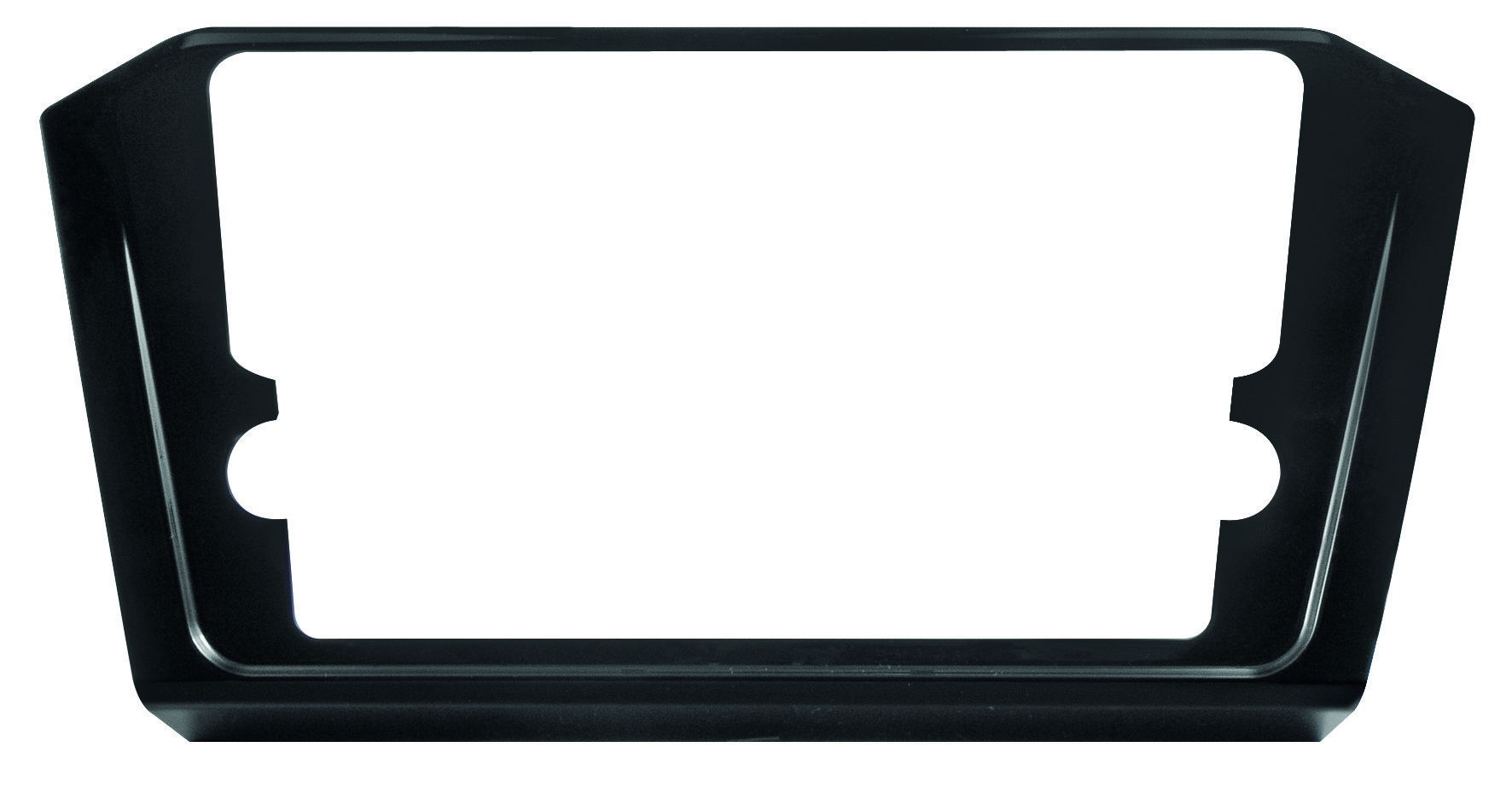 PHONOCAR Radio-Rahmen für VM112 schwarz glänzend Einbaurahmen/-blende, Radio 03057