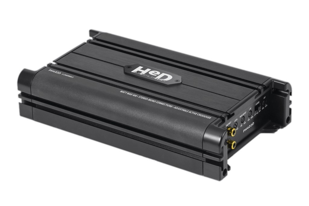 PHONOCAR Verstärker 2 x 200 Watt max D-Class PH402D Audio-Verstärker