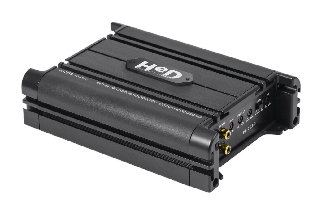 PHONOCAR Verstärker 2 x 140 Watt max D-Class Audio-Verstärker  PH282D