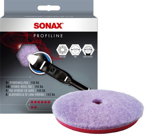 SONAX HybridWollPad 143 mm Aufsatz, Poliermaschine 1x  04938000